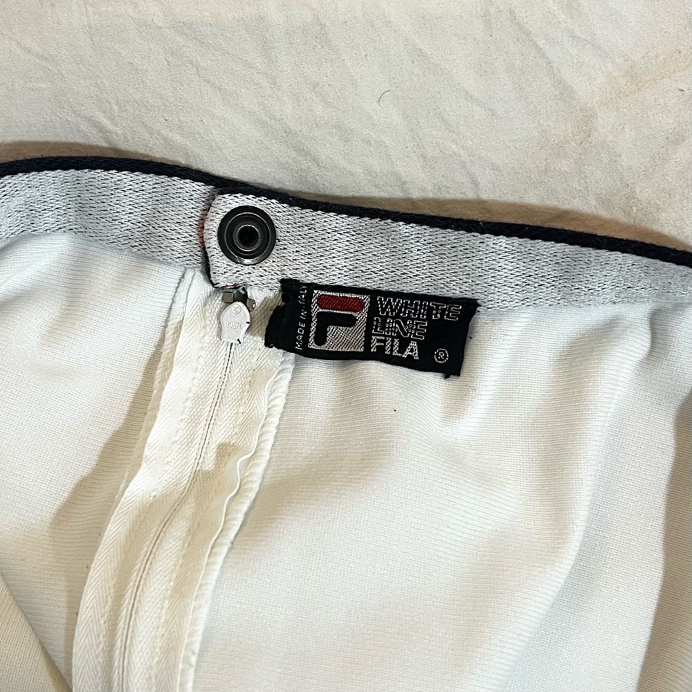 Fila Vintage White Tennis Skirt Made in Italy - Picture 6 of 7